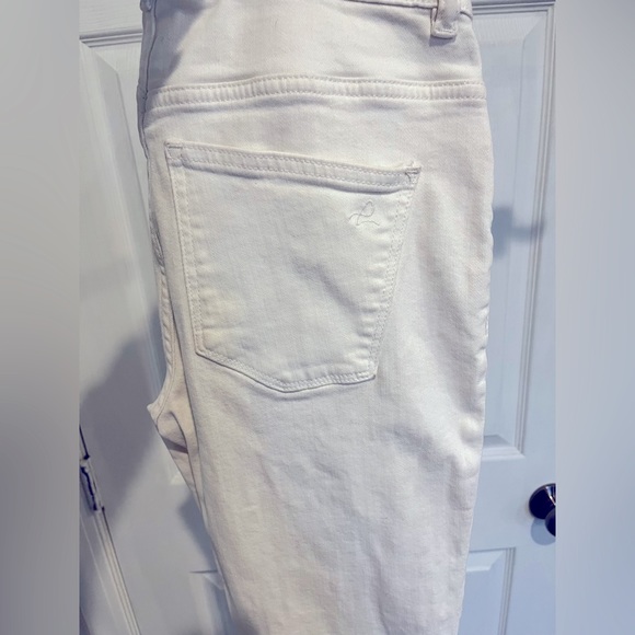DL1961 Farrow Cropped High Rise Skinny White Jeans. Size 28 - Picture 2 of 6